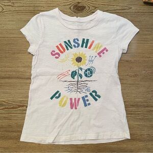 Peek Sunshine Plant Power White Graphic Kids Tee